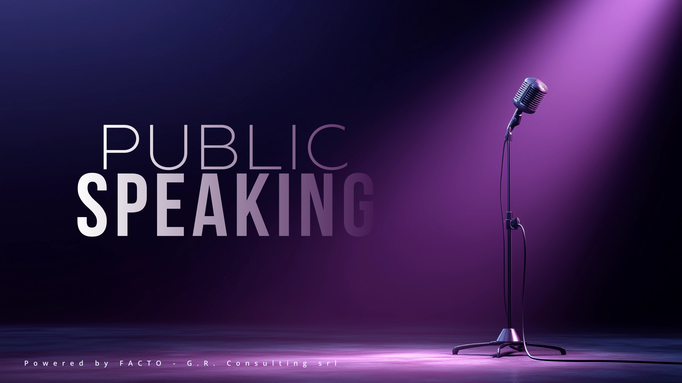 Public Speaking